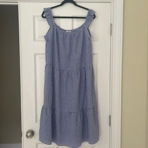 Worn once adorable gingham maxi dress